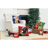 C&F Home Winter Dog Hooked Mini Pillow