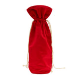 C&F Home Luxe Noel Hand Beaded Wine Bag
