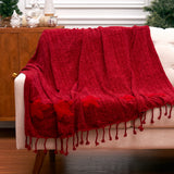 C&F Home Red Star Throw Blanket