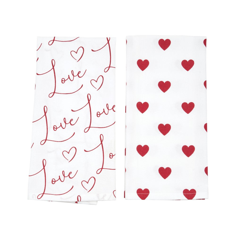 C&F Home Love Heart Towel Set