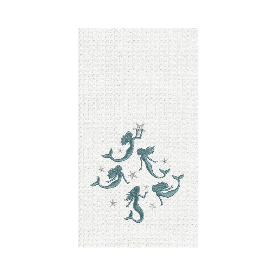 C&F Home Mermaid Stars Kitchen Towel