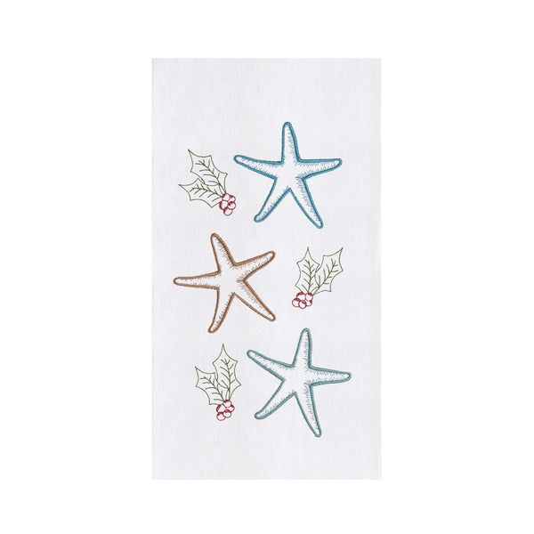 C&F Home Holly Starfish Kitchen Towel