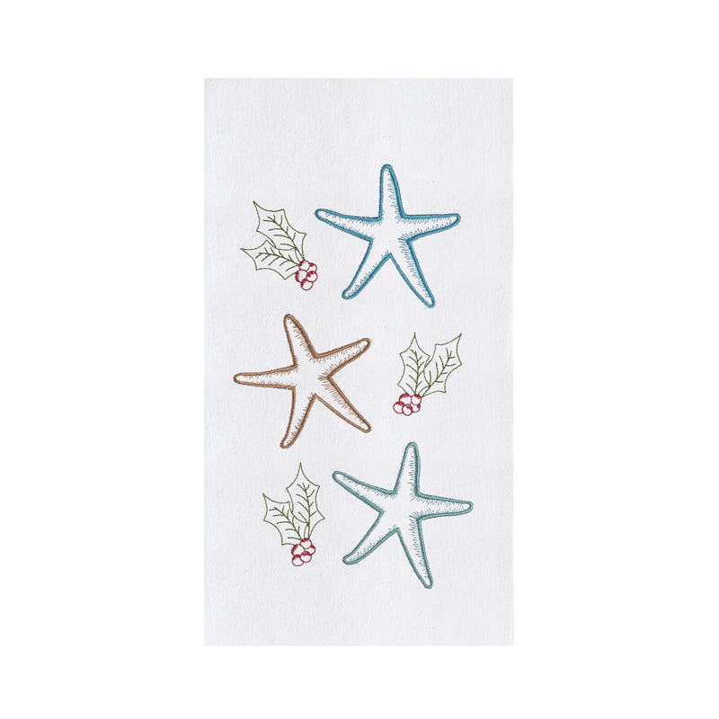 C&F Home Holly Starfish Kitchen Towel