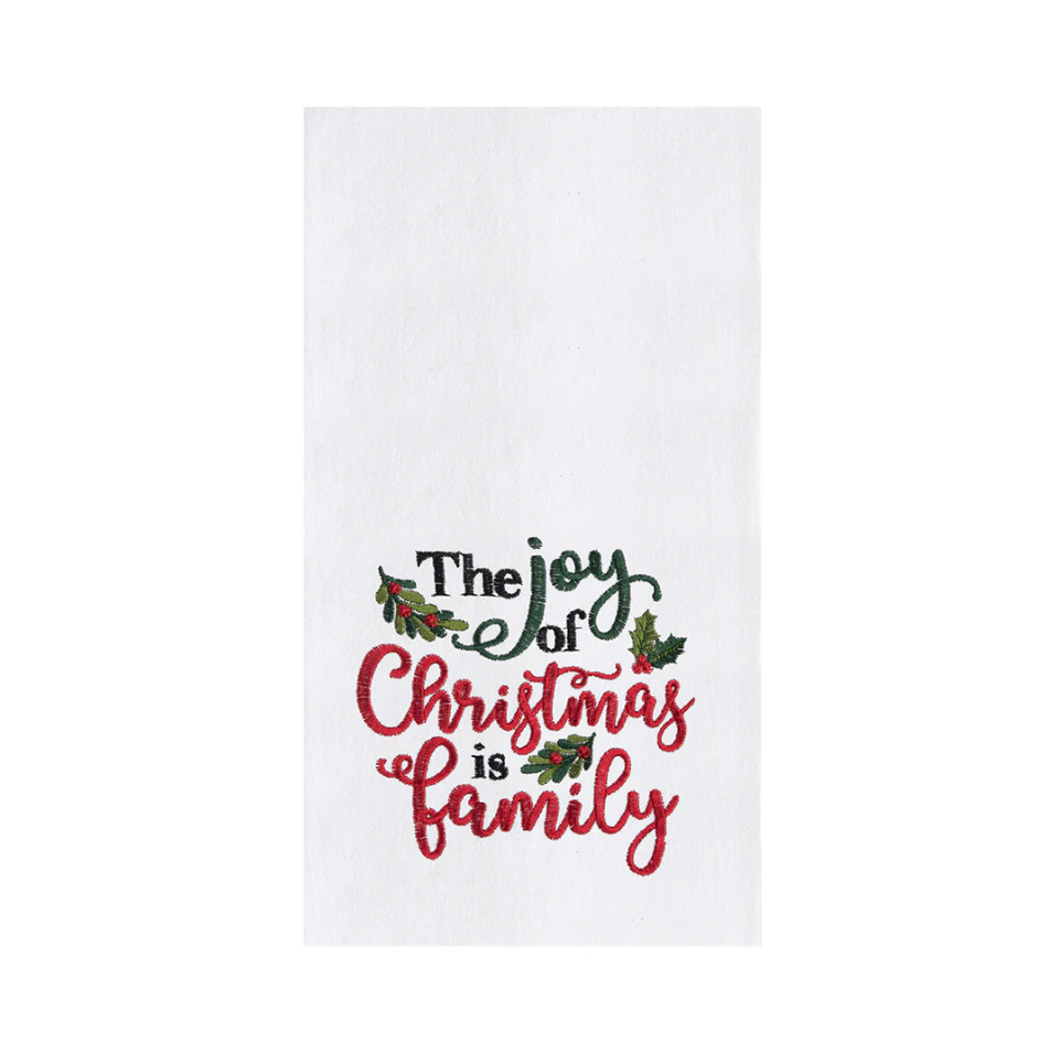 C&F Home Joy of Christmas Family Kitchen Towel