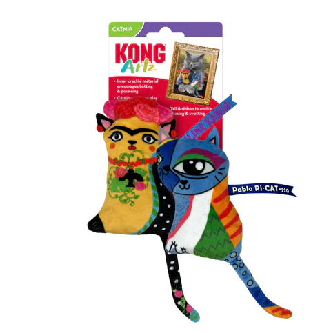 KONG Artz Kahl Plush Cat Toy