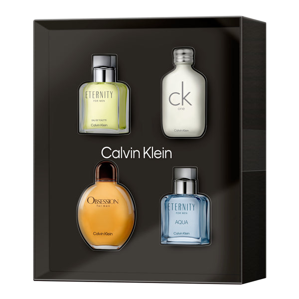 Calvin Klein Mens Fragrance Coffret 4-Piece Gift Set