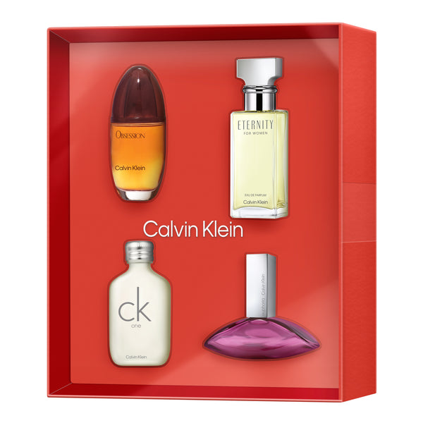 Calvin Klein Womens Fragrance Coffret 4-Piece Gift Set