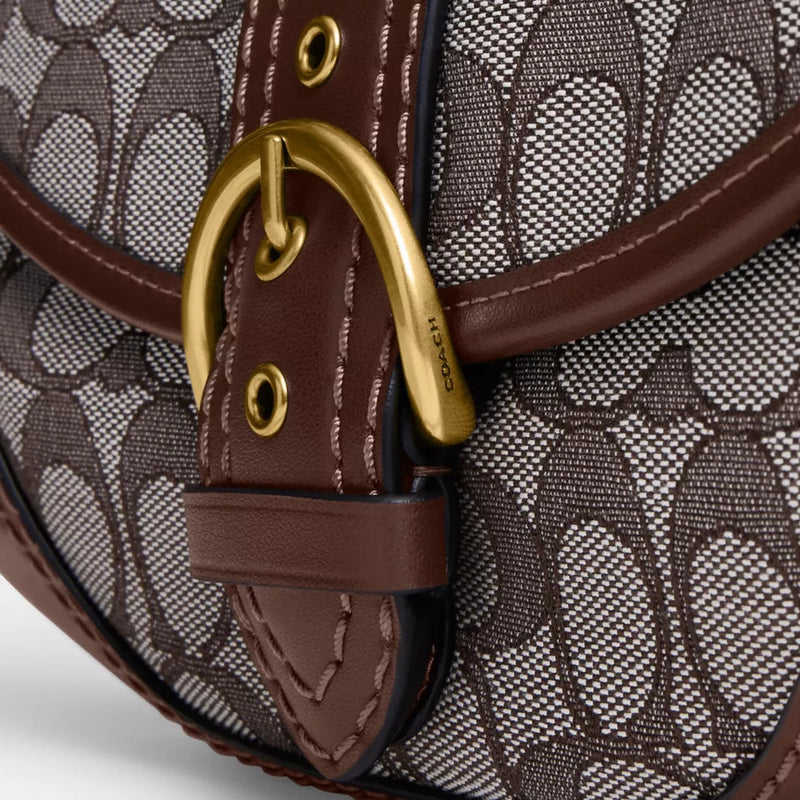 0725【美品】COACH SOHO マイクロシグネチャー ハンドバッグ 0725 Excellent Condition COACH SOHO Micro Signature Handbag