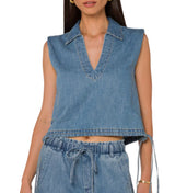 Velvet Heart Womens Capricorn Vintage Havana Sleeveless Top