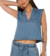 Velvet Heart Womens Capricorn Vintage Havana Sleeveless Top
