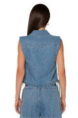 Velvet Heart Womens Capricorn Vintage Havana Sleeveless Top