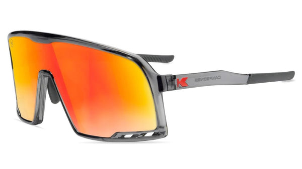 Knockaround Campeones Gray Frame - Magma Lens - Non-Polarized Sunglasses