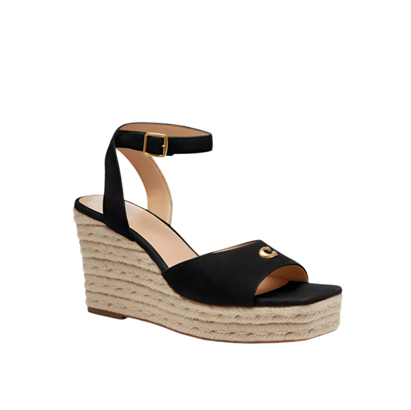 Coach Womens Espadrille Wedge Sandals