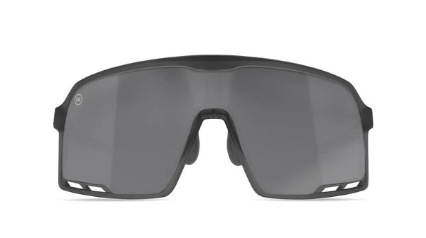 Knockaround Campeones Robotron 5000 - Cool Gray Frame - Silver Smoke Lens - Non-Polarized Sunglasses