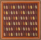 Coach Hangtag Print Silk Bandana Scarf
