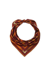 Coach Multi Belt Printed Silk Square Scarf