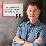 GreenPan Bobby Flay Covered Stainless Steel Chef's Pan