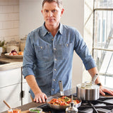 GreenPan Bobby Flay 2-Piece Stainless Steel Frypan Set