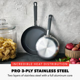 GreenPan Bobby Flay 2-Piece Stainless Steel Frypan Set