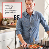 GreenPan Bobby Flay 2-Piece Stainless Steel Frypan Set