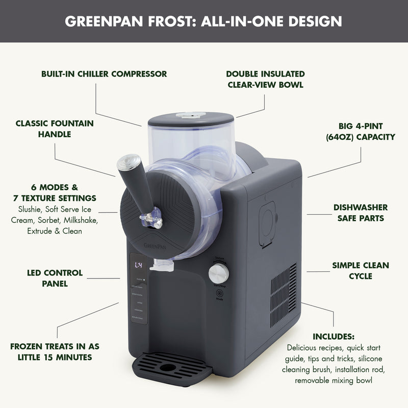 GreenPan Frost Ice Cream and Frozen Drink Maker