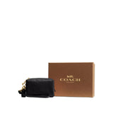 Coach Box Program Patent Signature Leather Essential Mini Cosmetic Pouch