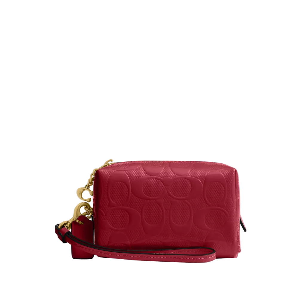 バッグ Coach Patent Leather Turnrock mini Pouch COACH Patent Leather Pochette | Saks Fifth Avenue