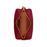 Coach Box Program Patent Signature Leather Essential Mini Cosmetic Pouch