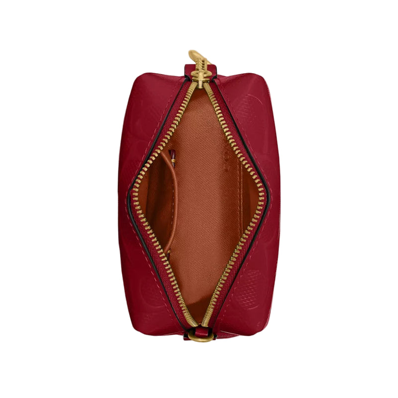 Coach Box Program Patent Signature Leather Essential Mini