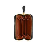 Coach Box Program Patent Signature Leather Essential Small Zip Around Card Case