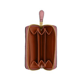 Coach Box Program Patent Signature Leather Essential Small Zip Around Card Case