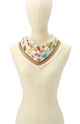 Coach Stickers Printed Silk Diamond Scarf