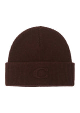 Coach Signature Embossed Knit Beanie