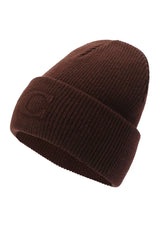 Coach Signature Embossed Knit Beanie