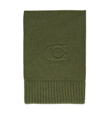 Coach Signature Embossed Knit Muffler Scarf