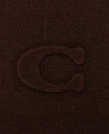 Coach Signature Embossed Knit Muffler Scarf