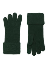 Coach Womens Signature Embossed Knit Gloves - Size Small/Medium