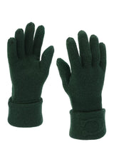 Coach Womens Signature Embossed Knit Gloves - Size Small/Medium