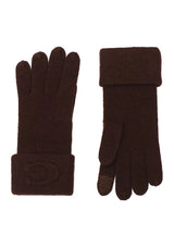Coach Womens Signature Embossed Knit Gloves - Size Small/Medium