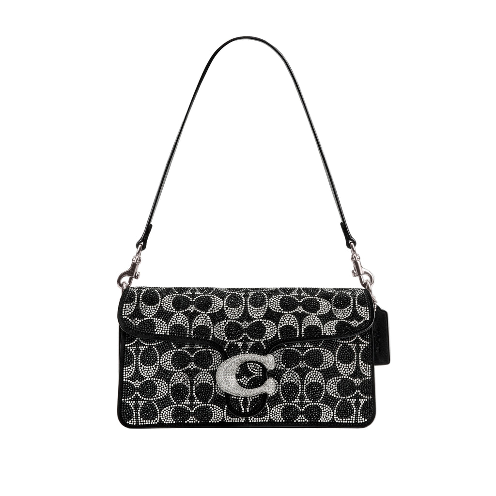 COACH Crystal Signature Suede Tabby 26 Shoulder Handbag – ShopCGX