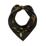 Coach Print Silk Square Scarf