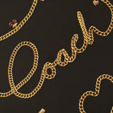 Coach Print Silk Square Scarf