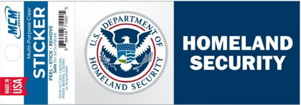 MCM DHS Kiss-Cut Decal