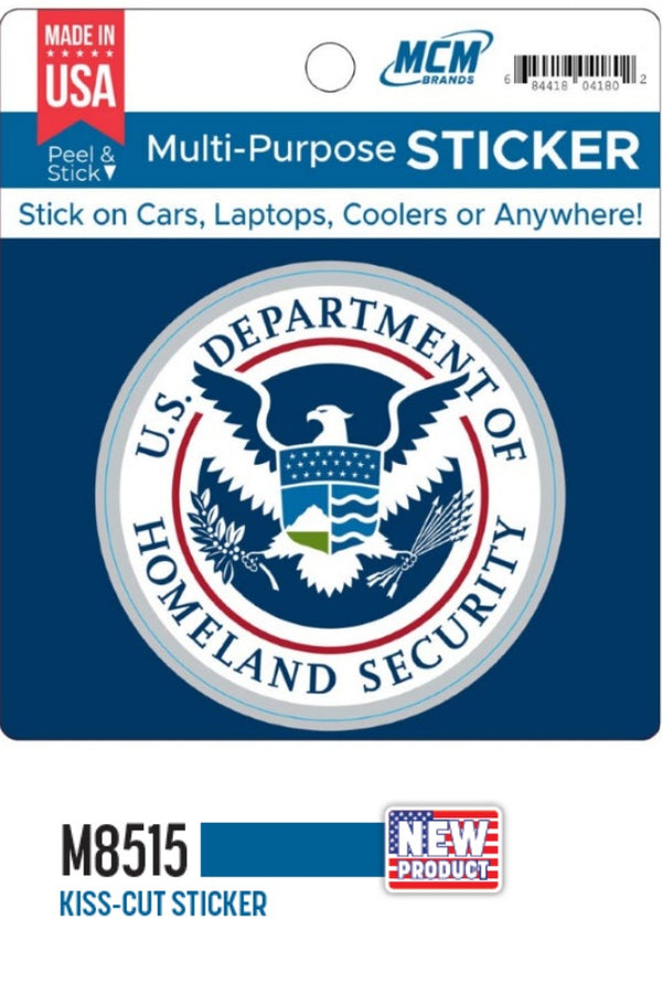 MCM DHS Round Sticker