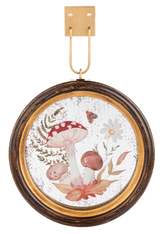 Ganz Hanging Mushroom on Antique Mirror Wall Decor