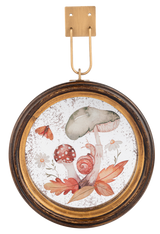 Ganz Hanging Mushroom on Antique Mirror Wall Decor