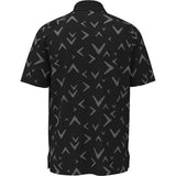 Callaway Mens Textured Chev Short Sleeve Polo Shirt