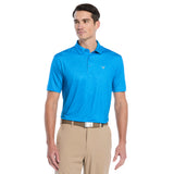 Callaway Mens Heather Geo Print Golf Short Sleeve Polo Shirt