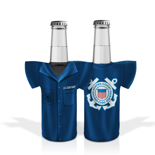 Coast Guard Jersey Bottle Koozie