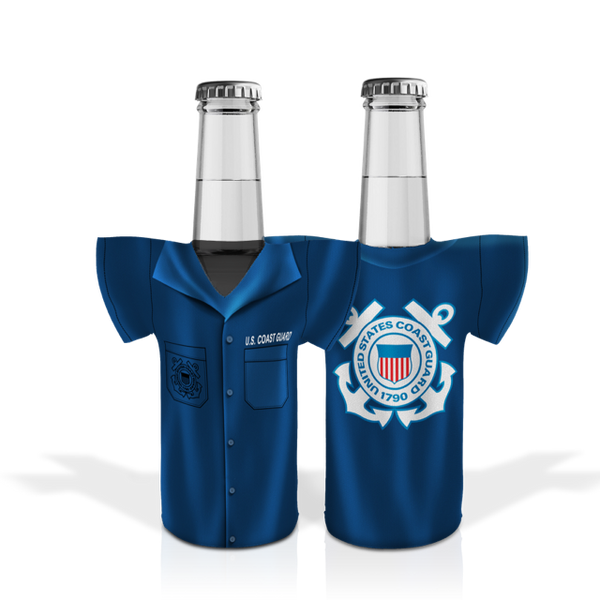 Coast Guard Jersey Bottle Koozie